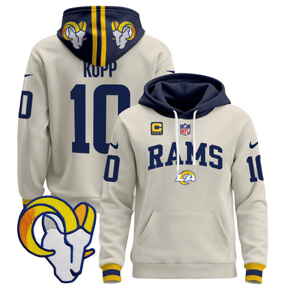 Los Angeles Rams 2024 Pullover Hoodie V2 - All Stitched