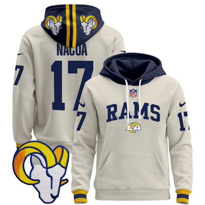 Los Angeles Rams 2024 Pullover Hoodie V2 - All Stitched