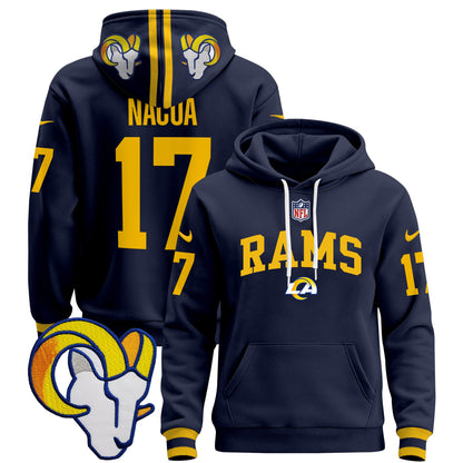 Los Angeles Rams 2024 Pullover Hoodie V2 - All Stitched