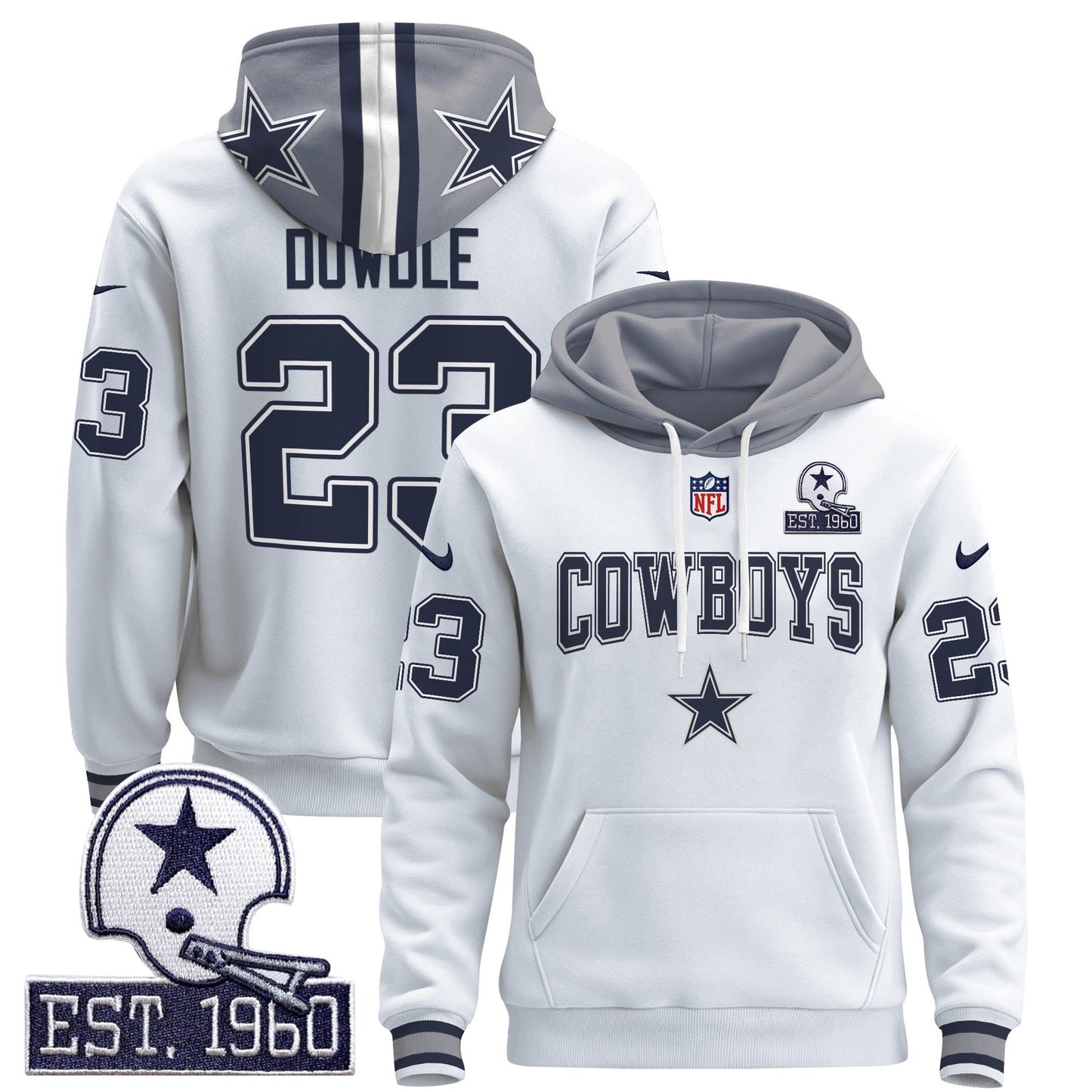 Dallas Cowboys 2024 Pullover Hoodie V2 - All Stitched