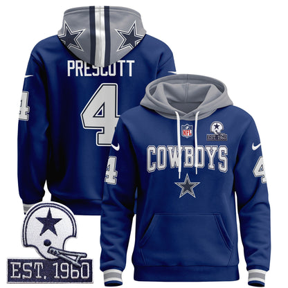 Dallas Cowboys 2024 Pullover Hoodie V2 - All Stitched