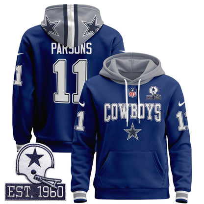 Dallas Cowboys 2024 Pullover Hoodie V2 - All Stitched