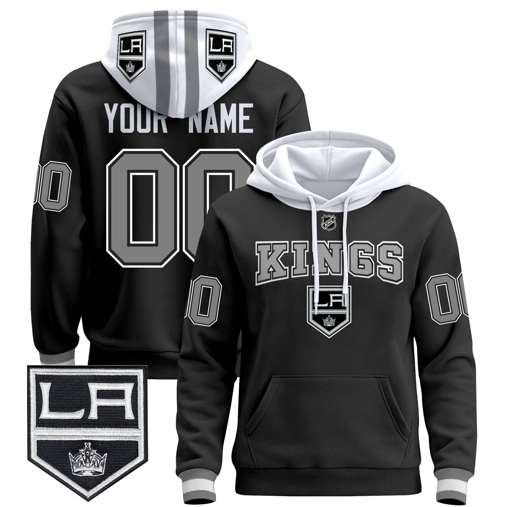 Los Angeles Kings 2024 Custom Pullover Hoodie
