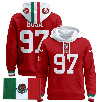 49ers Mexico 2024 Pullover Hoodie - All Stitched