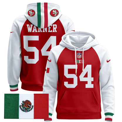 49ers Mexico 2024 Pullover Hoodie - All Stitched