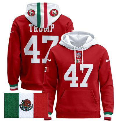 49ers Mexico 2024 Pullover Hoodie - All Stitched