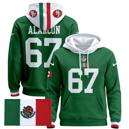 49ers Mexico 2024 Pullover Hoodie - All Stitched