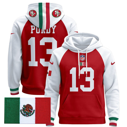 49ers Mexico 2024 Pullover Hoodie - All Stitched