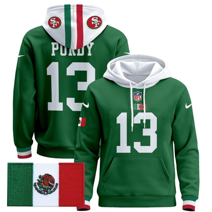 49ers Mexico 2024 Pullover Hoodie - All Stitched