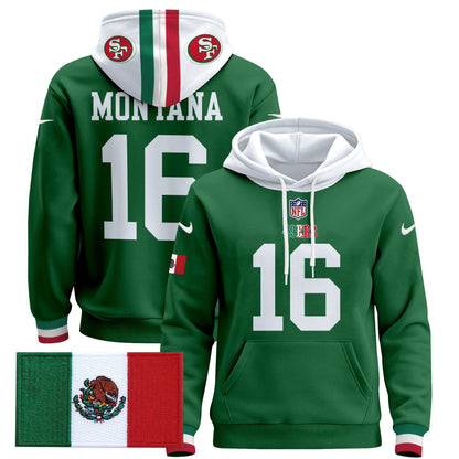 49ers Mexico 2024 Pullover Hoodie - All Stitched