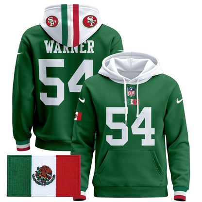 49ers Mexico 2024 Pullover Hoodie - All Stitched