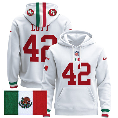 49ers Mexico 2024 Pullover Hoodie - All Stitched