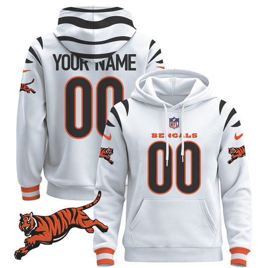 Cincinnati Bengals 2024 Custom Pullover Hoodie