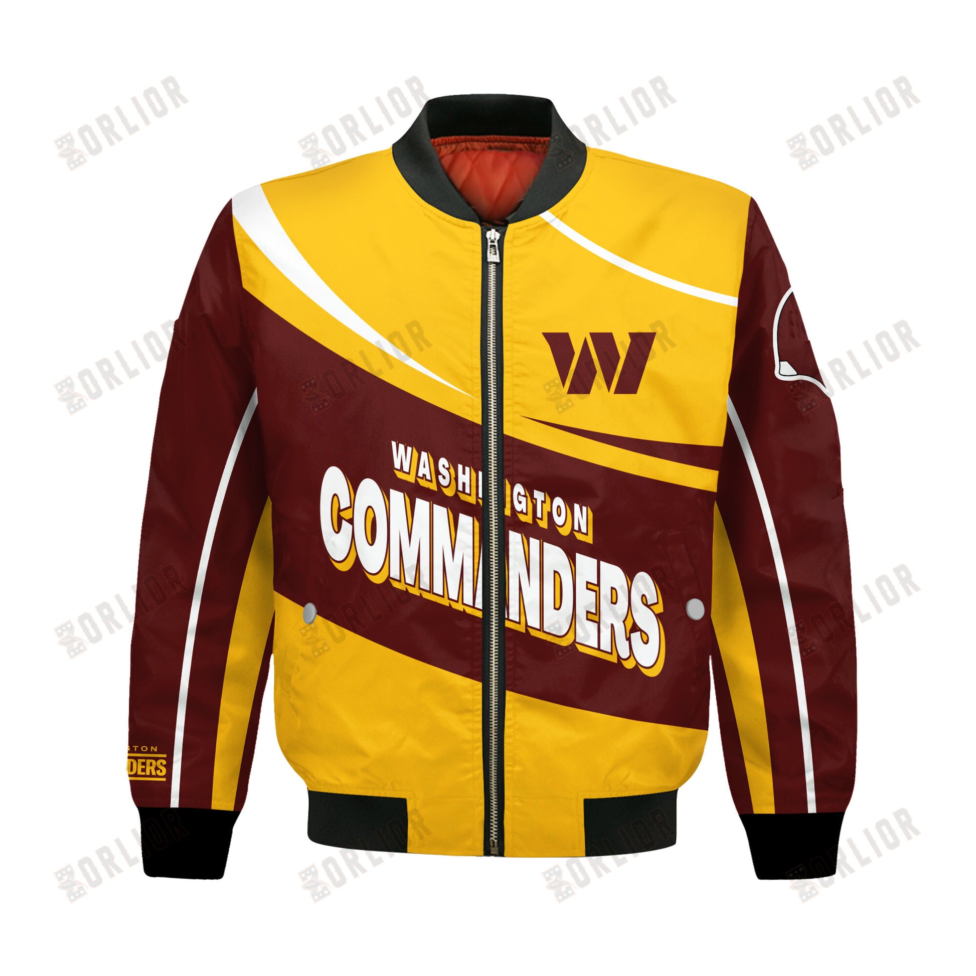 Washington Commanders Football Team 2024- 25 Supreme On The Pitch Bomber Jacket