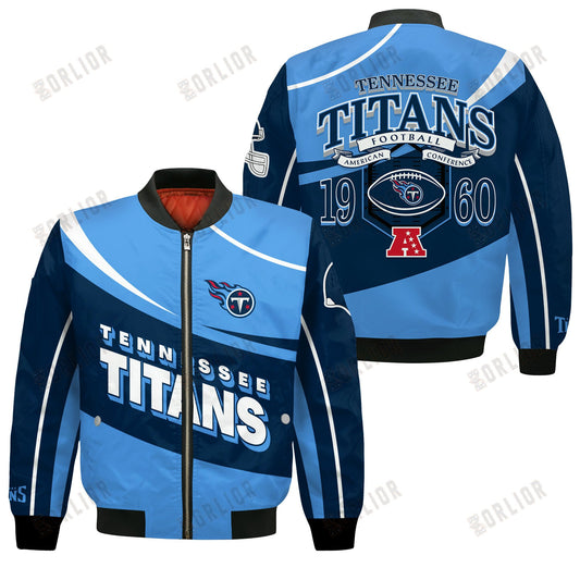 Tennessee Titans Football Team 2024- 25 Supreme On The Pitch Bomber Jacket