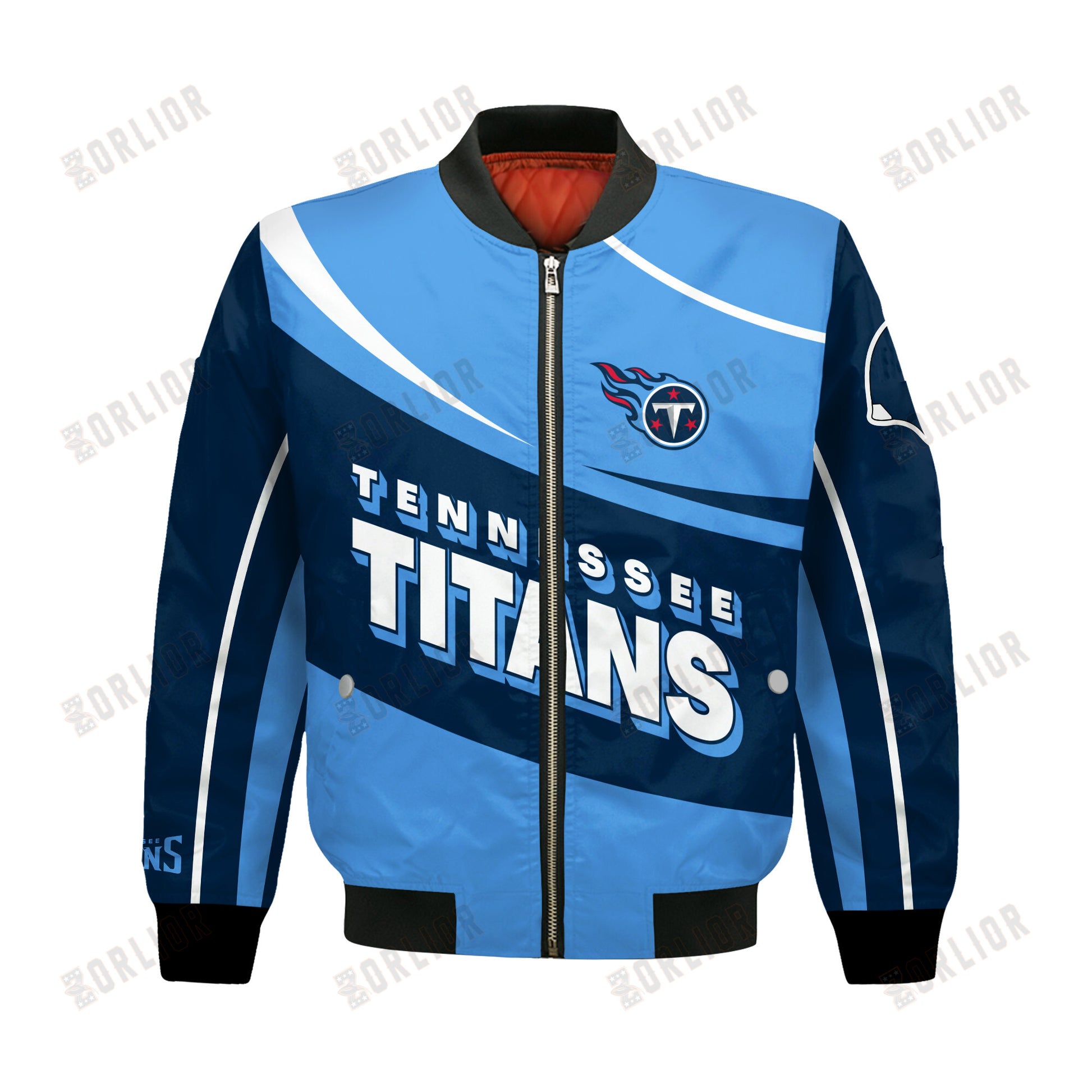 Tennessee Titans Football Team 2024- 25 Supreme On The Pitch Bomber Jacket