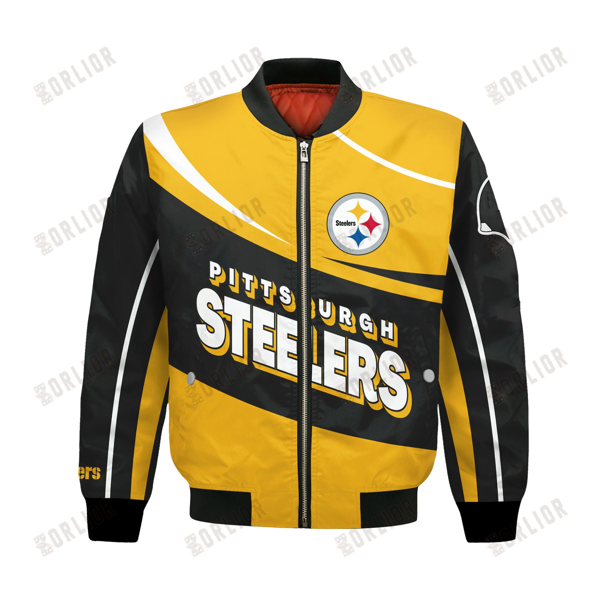 Pittsburgh Steelers Football Team 2024- 25 Supreme On The Pitch Bomber Jacket