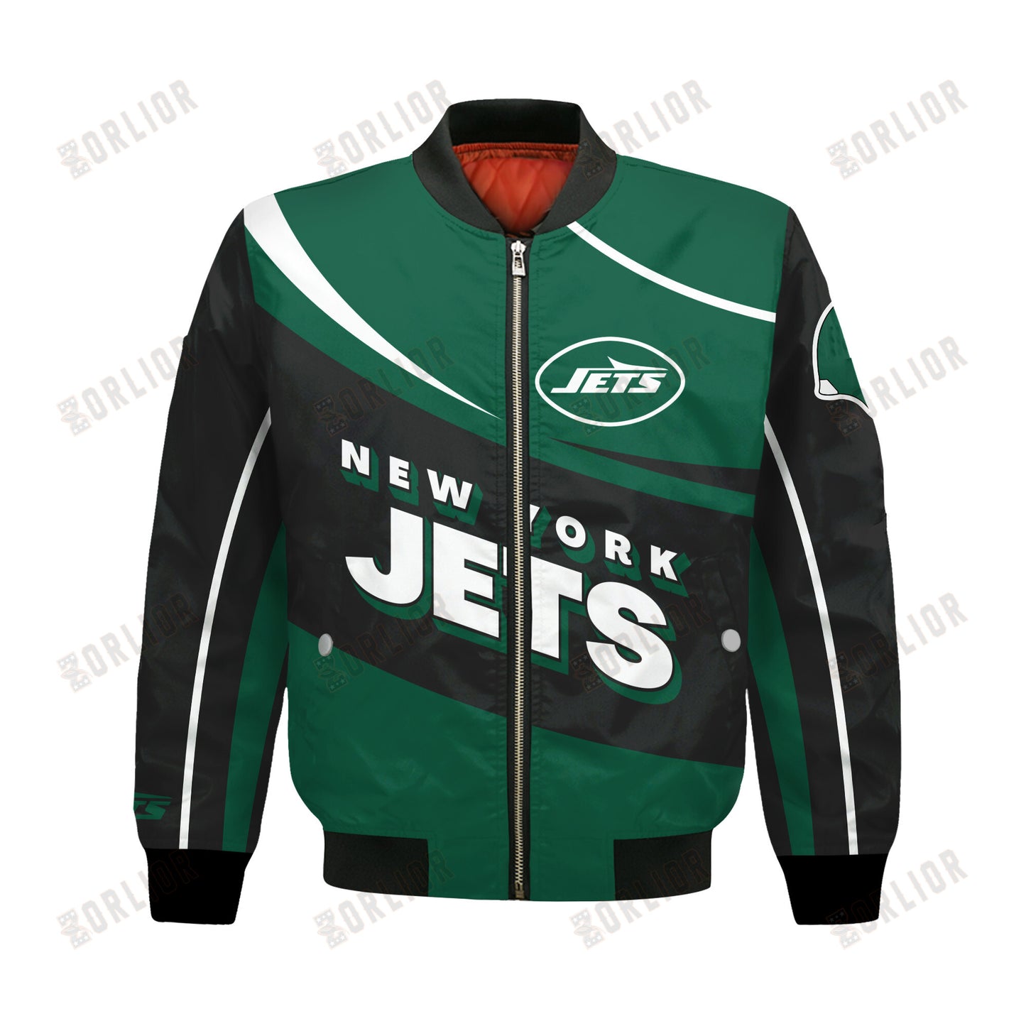 New York Jets Football Team 2024- 25 Supreme On The Pitch Bomber Jacket