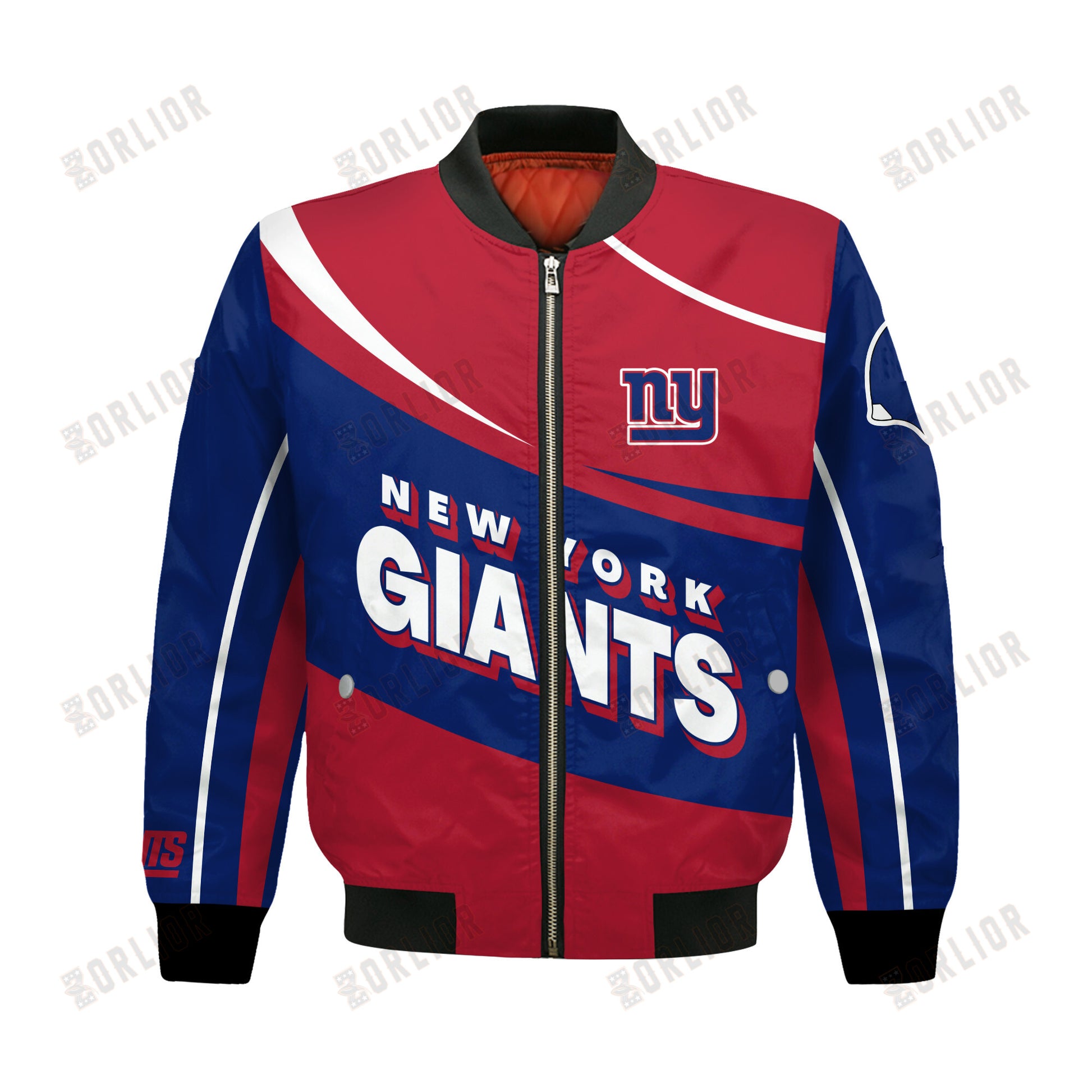 New York Giants Football Team 2024- 25 Supreme On The Pitch Bomber Jacket