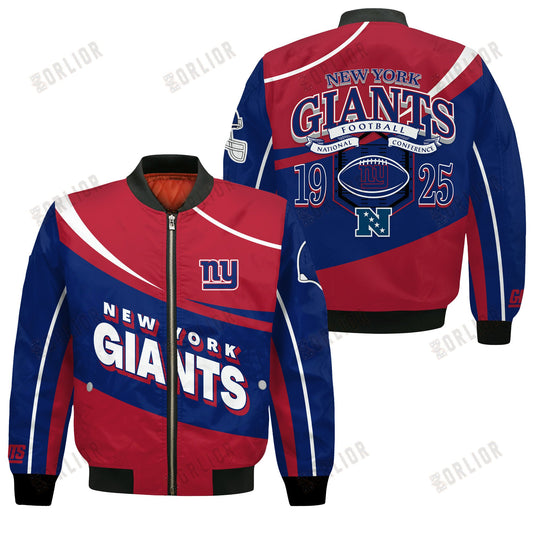New York Giants Football Team 2024- 25 Supreme On The Pitch Bomber Jacket