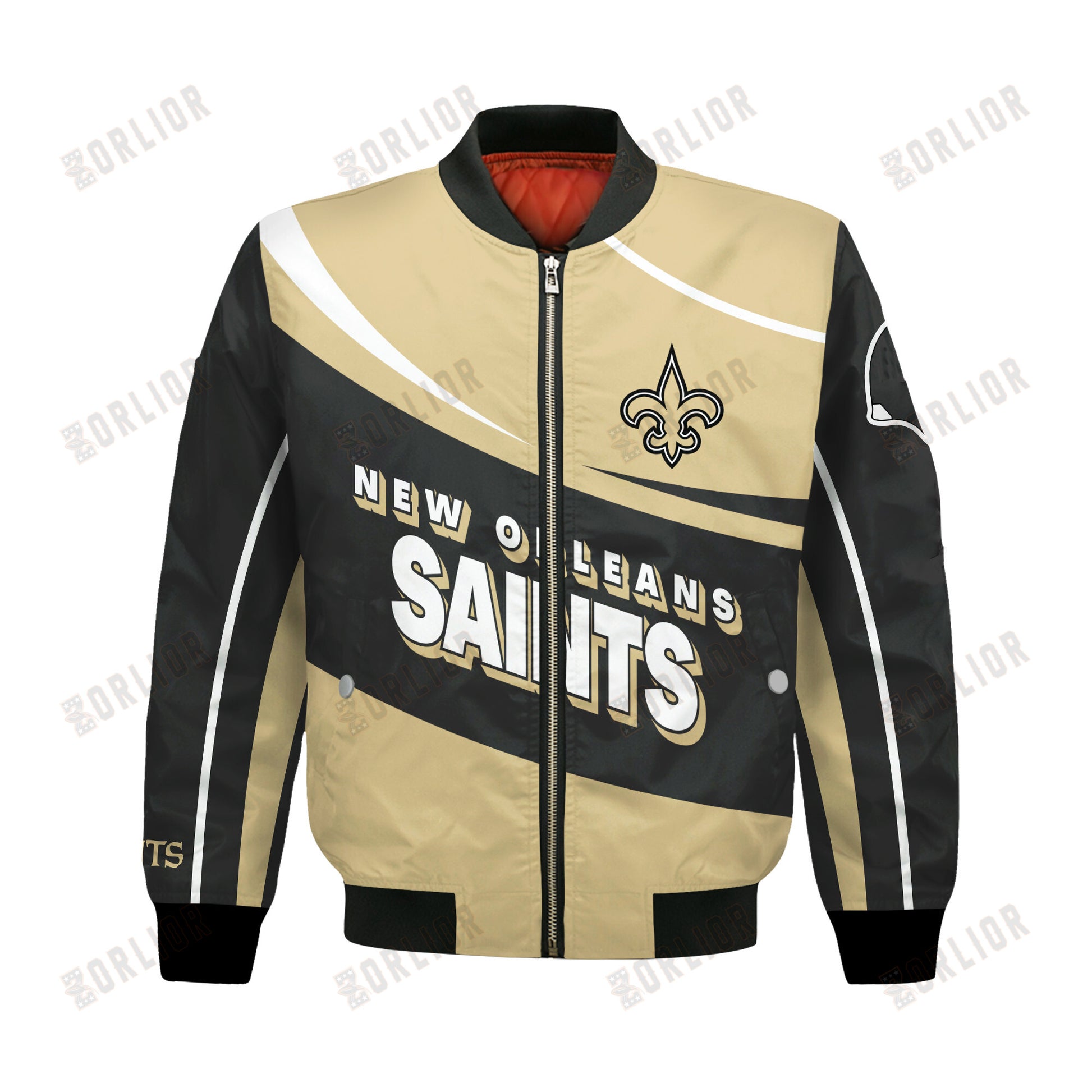 New Orleans Saints Football Team 2024- 25 Supreme On The Pitch Bomber Jacket