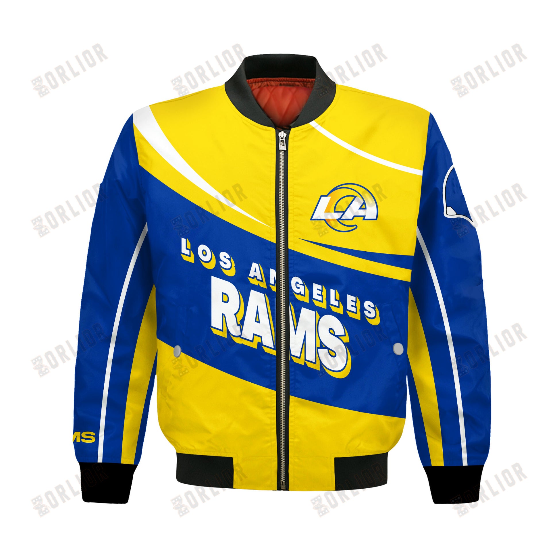 Los Angeles Rams Football Team 2024- 25 Supreme On The Pitch Bomber Jacket