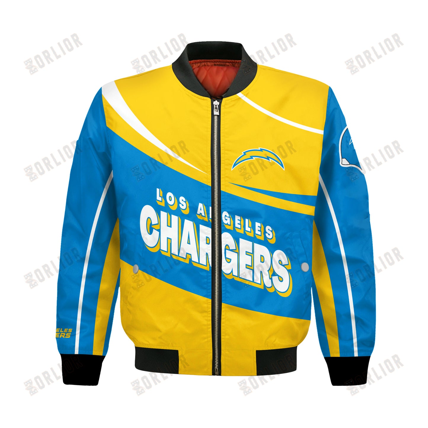Los Angeles Chargers Football Team 2024- 25 Supreme On The Pitch Bomber Jacket