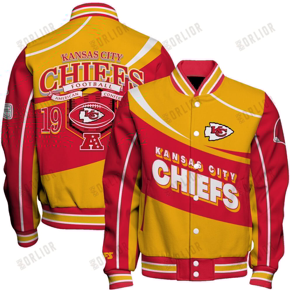 Kansas City Chiefs Football Team 2024- 25 Supreme On The Pitch Unisex Varsity Jacket