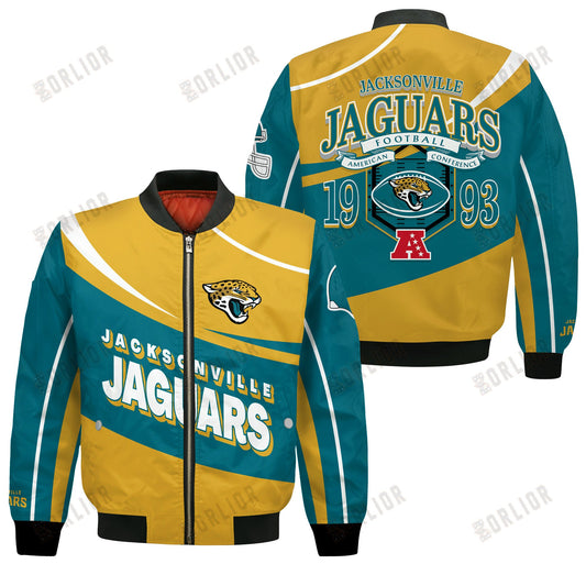 Jacksonville Jaguars Football Team 2024- 25 Supreme On The Pitch Bomber Jacket