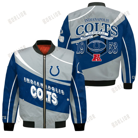 Indianapolis Colts Football Team 2024- 25 Supreme On The Pitch Bomber Jacket