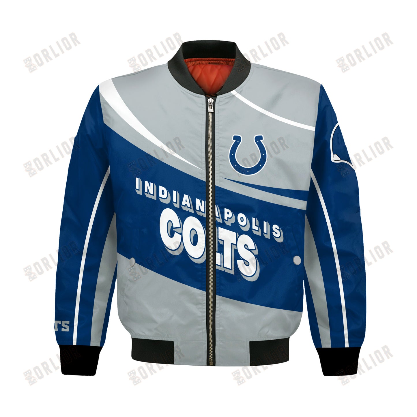 Indianapolis Colts Football Team 2024- 25 Supreme On The Pitch Bomber Jacket