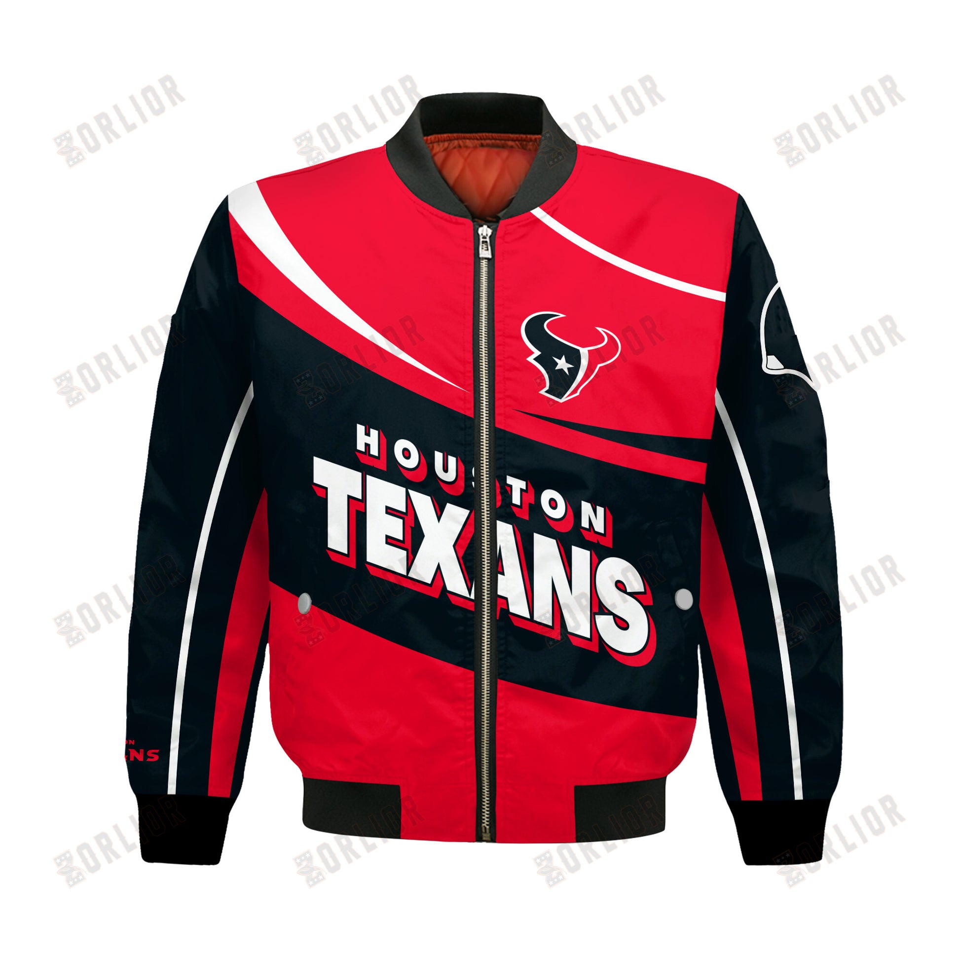 Houston Texans Football Team 2024- 25 Supreme On The Pitch Bomber Jacket