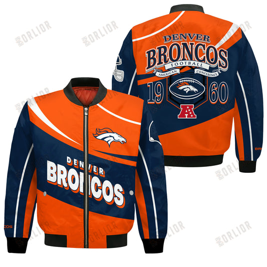 Denver Broncos Football Team 2024- 25 Supreme On The Pitch Bomber Jacket