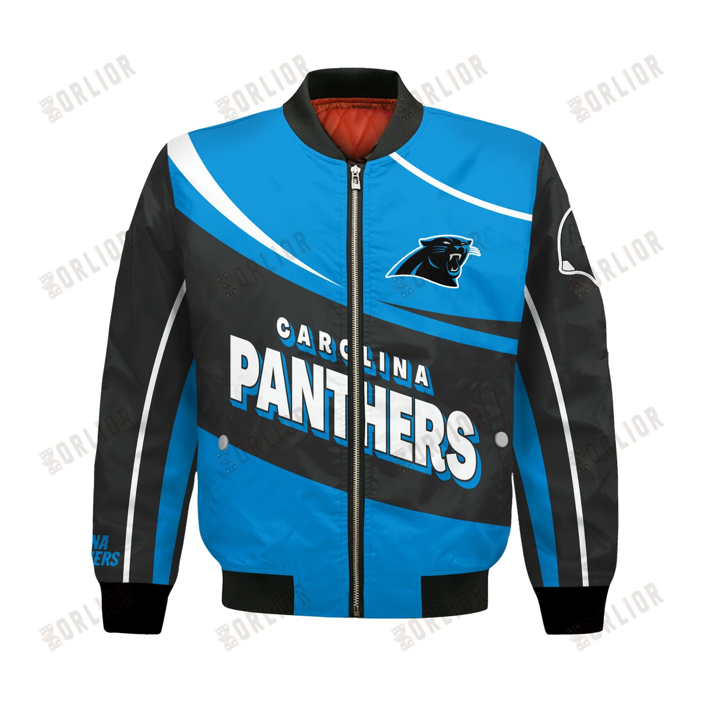 Carolina Panthers Football Team 2024- 25 Supreme On The Pitch Bomber Jacket