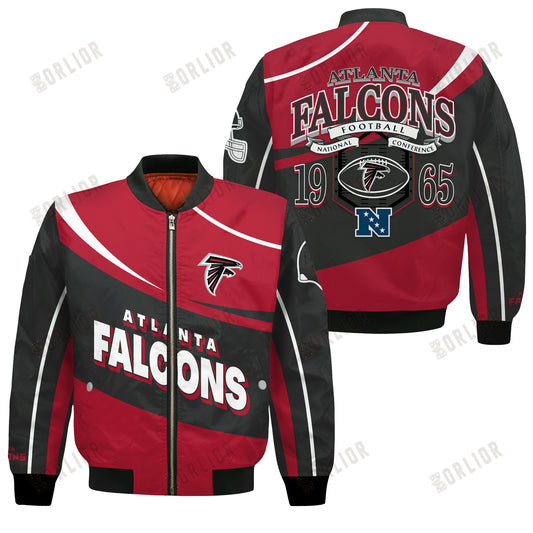 Atlanta Falcons Football Team 2024- 25 Supreme On The Pitch Bomber Jacket