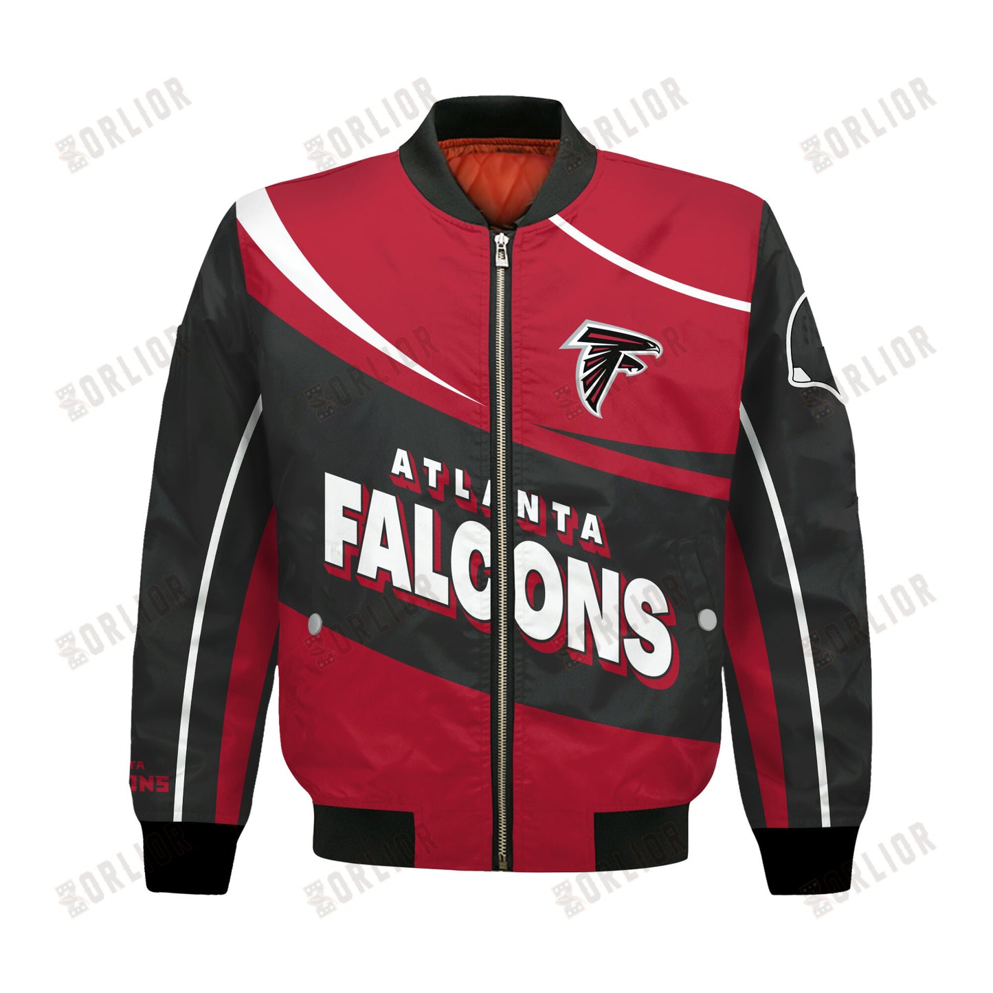 Atlanta Falcons Football Team 2024- 25 Supreme On The Pitch Bomber Jacket