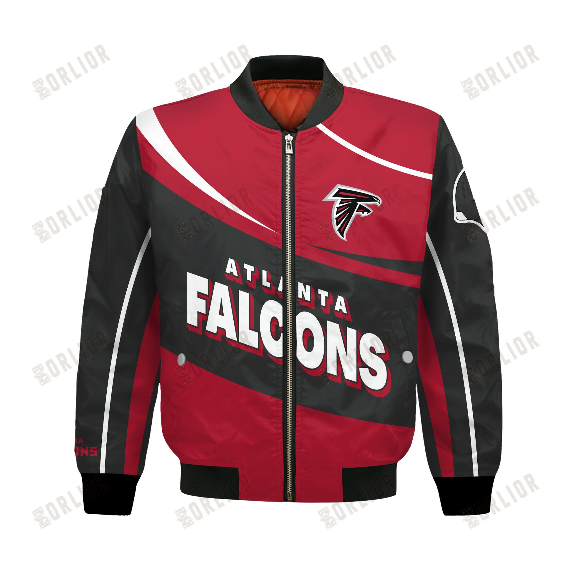 Atlanta Falcons Football Team 2024- 25 Supreme On The Pitch Bomber Jacket