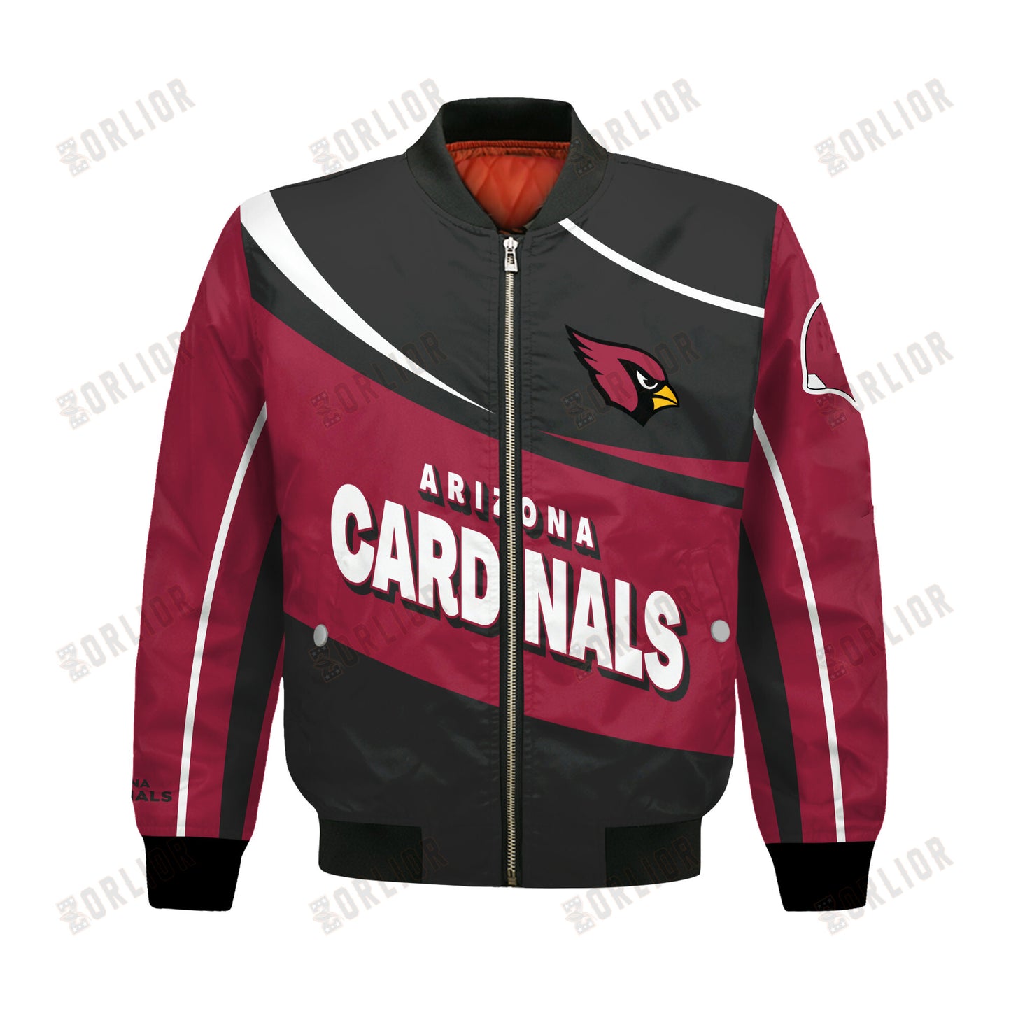 Arizona Cardinals Football Team 2024- 25 Supreme On The Pitch Bomber Jacket