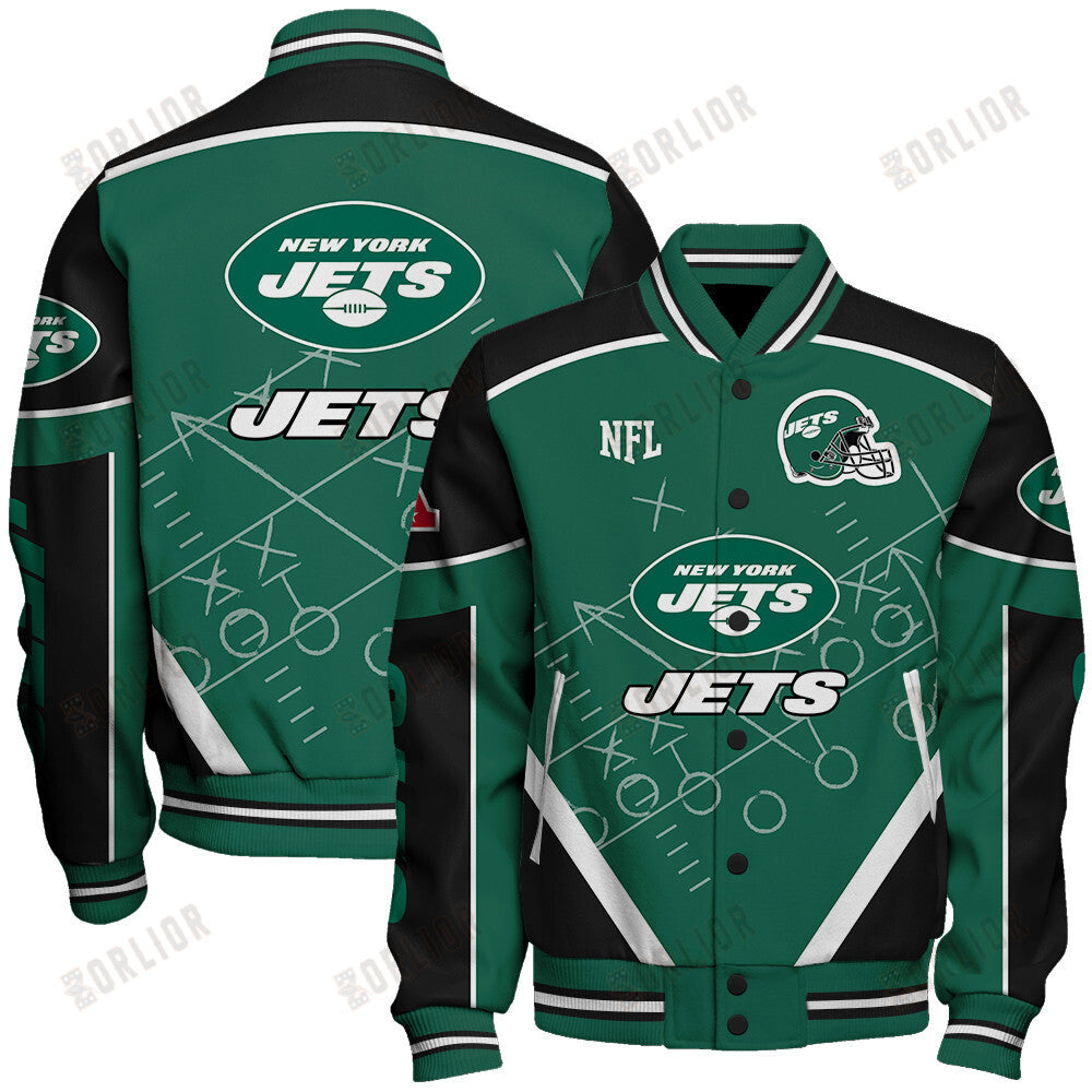 New York Jets Football Team 2024- 25 The Heat Of The New Season Unisex Varsity Jacket