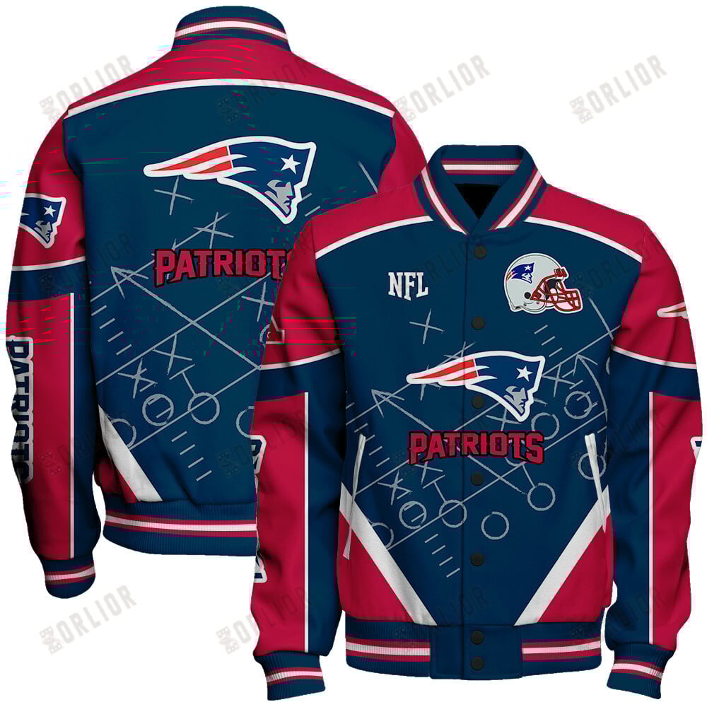 New England Patriots Football Team 2024- 25 The Heat Of The New Season Unisex Varsity Jacket