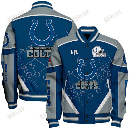 Indianapolis Colts Football Team 2024- 25 The Heat Of The New Season Unisex Varsity Jacket
