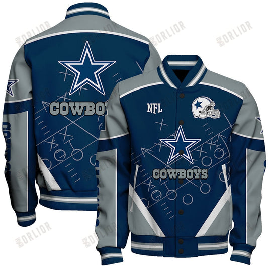 Dallas Cowboys Football Team 2024- 25 The Heat Of The New Season Unisex Varsity Jacket