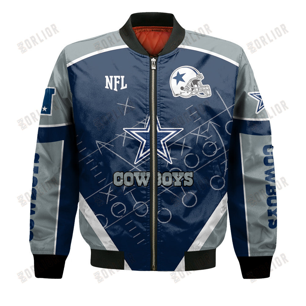 Dallas Cowboys Football Team 2024- 25 The Heat Of The New Season Bomber Jacket