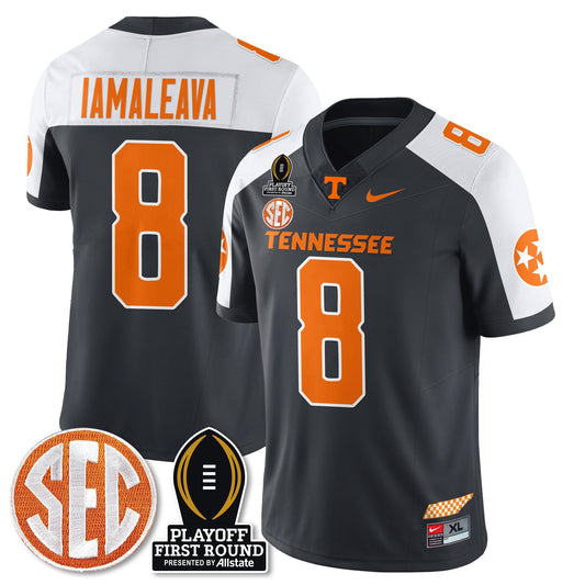 Tennessee Volunteers Football Jersey - Playoff First Round Patch - All Stitched