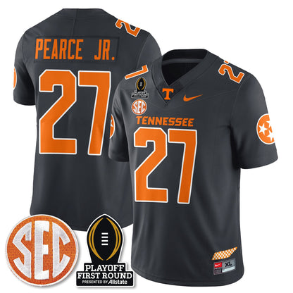 Tennessee Volunteers Football Jersey - Playoff First Round Patch - All Stitched