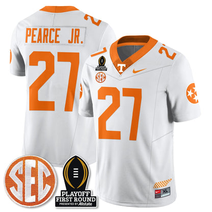 Tennessee Volunteers Football Jersey - Playoff First Round Patch - All Stitched