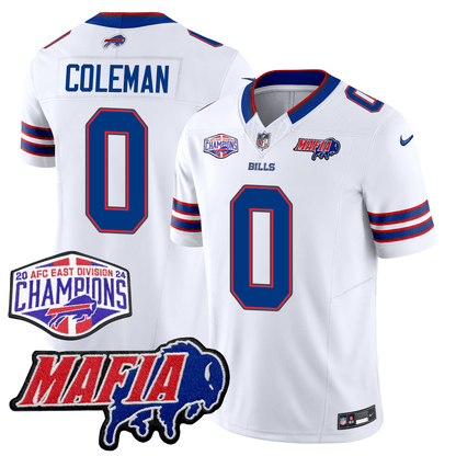 Buffalo Bills 24/25 Jersey - Bills Mafia + AFC East Championship Patch