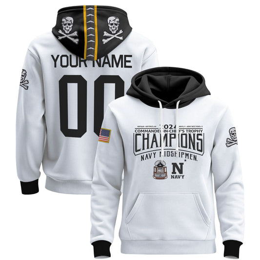 NM 2024 Commander-In-Chief's Trophy Champions Patch Custom Pullover Hoodie - All Printed