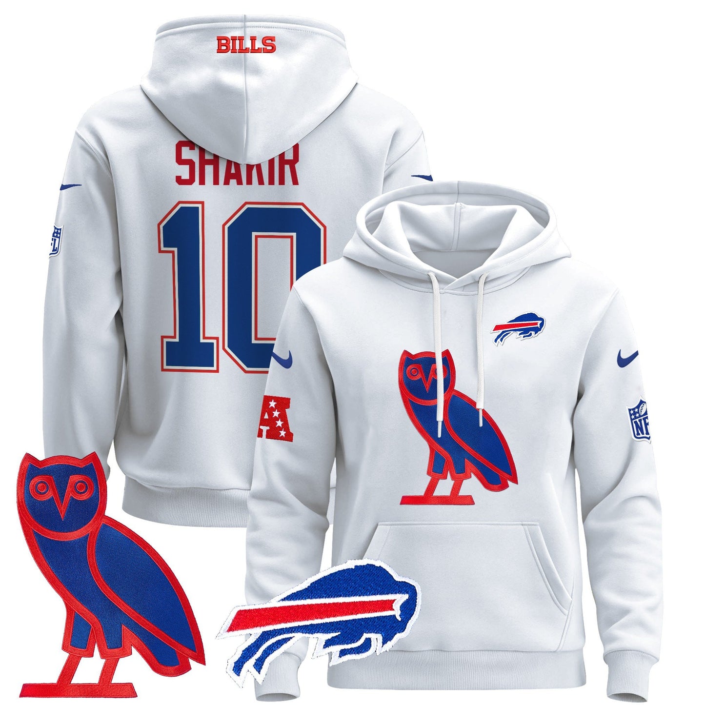 Buffalo Bills OVO 2024 Pullover Hoodie