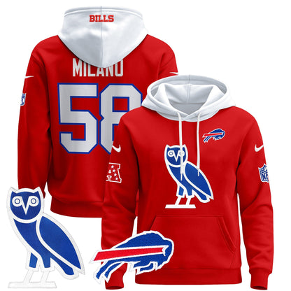 Buffalo Bills OVO 2024 Pullover Hoodie